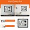 iFrame 18” x 22” Black Framed New York City Skyline Print Framed Art Work For Wall Decor With Photo Mat | NYC Skyline Wall Art | Black And White Picture Wall Art Decor